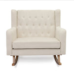 Babymore Lux Snuggle Rocking Chair – Ivory