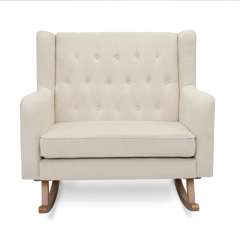 Babymore Lux Snuggle Rocking Chair – Ivory