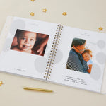 Blush & Gold My Baby Book - Baby Memory Book - Safari