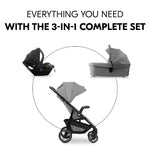 Hauck Shop N Care Trio Set – Grey