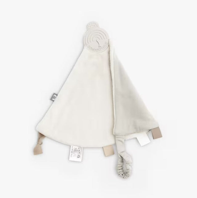 Cheeky Chompers Comfortchew Baby Comforter With Teether - Stone