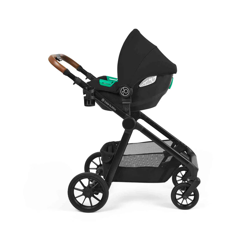 Ickle Bubba Virgo Growing Family 14 Piece Including Cirrus + Base Travel System Bundle - Black