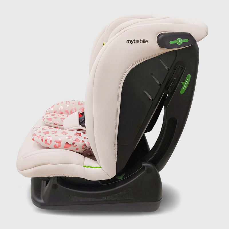 My Babiie MBCS100 2-in-1 Convertible R129 Car Seat - Pink Leopard