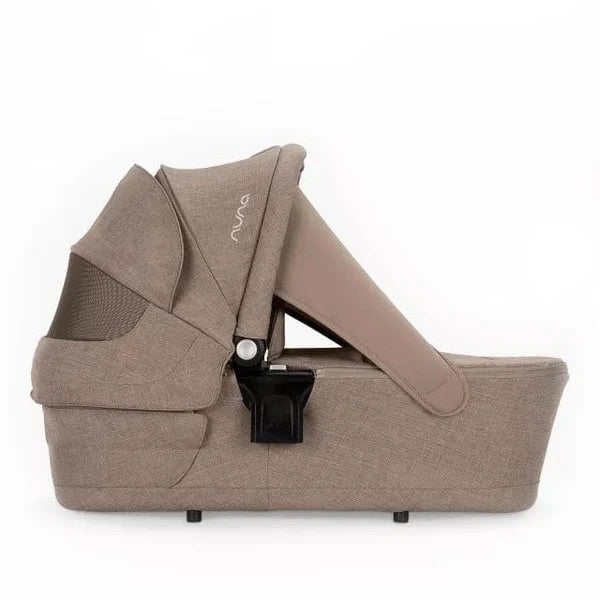 Nuna TRIV Next, LYTL Carrycot, ARRA Flex + Base Curve Travel System - Cedar