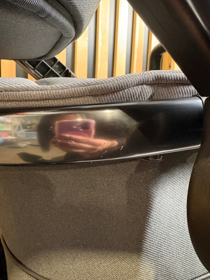 PRE LOVED iCandy Peach 7 Double Pushchair Bundle - Phantom/Dark Grey