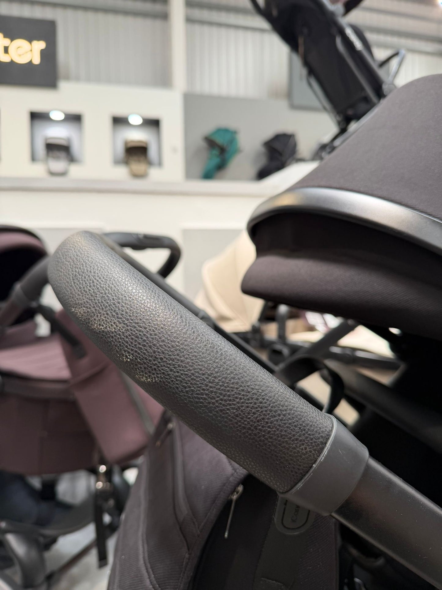 PRE LOVED iCandy Peach 7 Double Pushchair Bundle - Jet/Black
