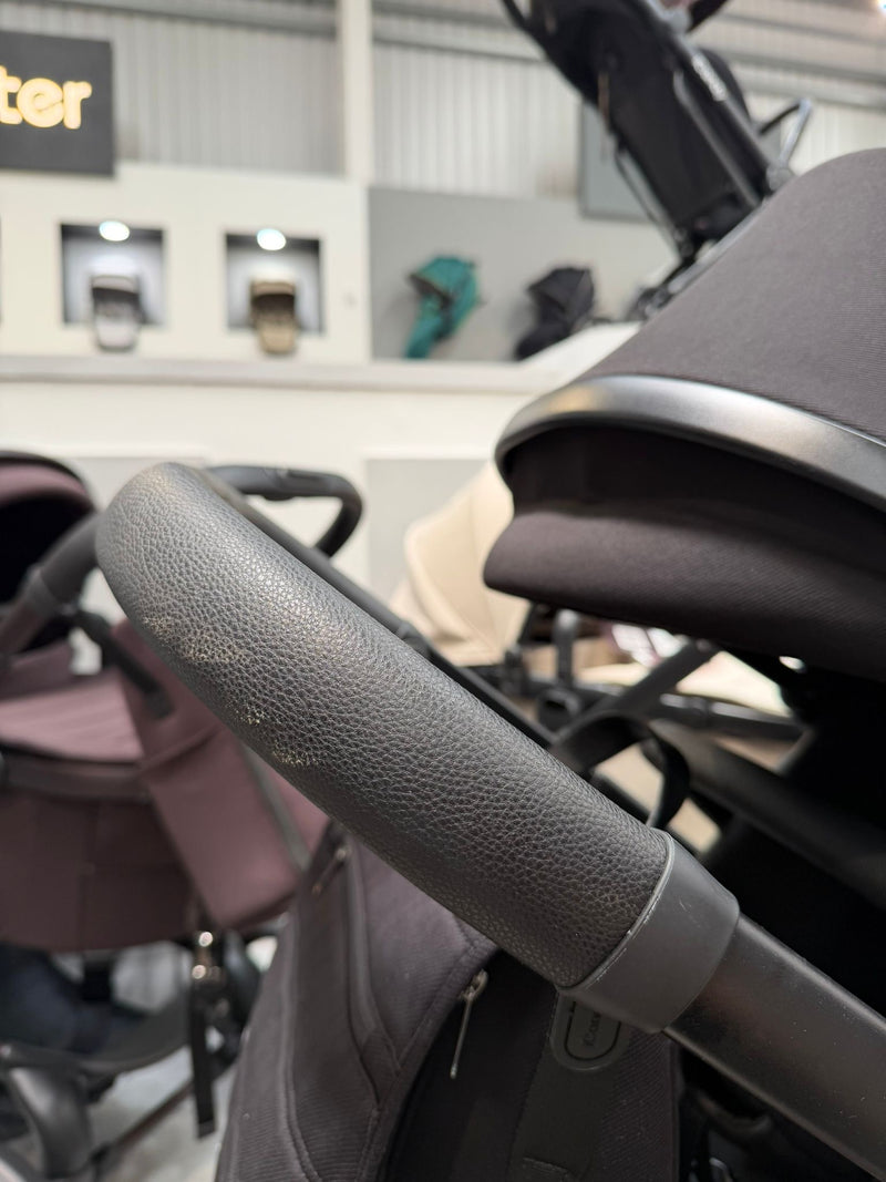 PRE LOVED iCandy Peach 7 Double Pushchair Bundle - Jet/Black