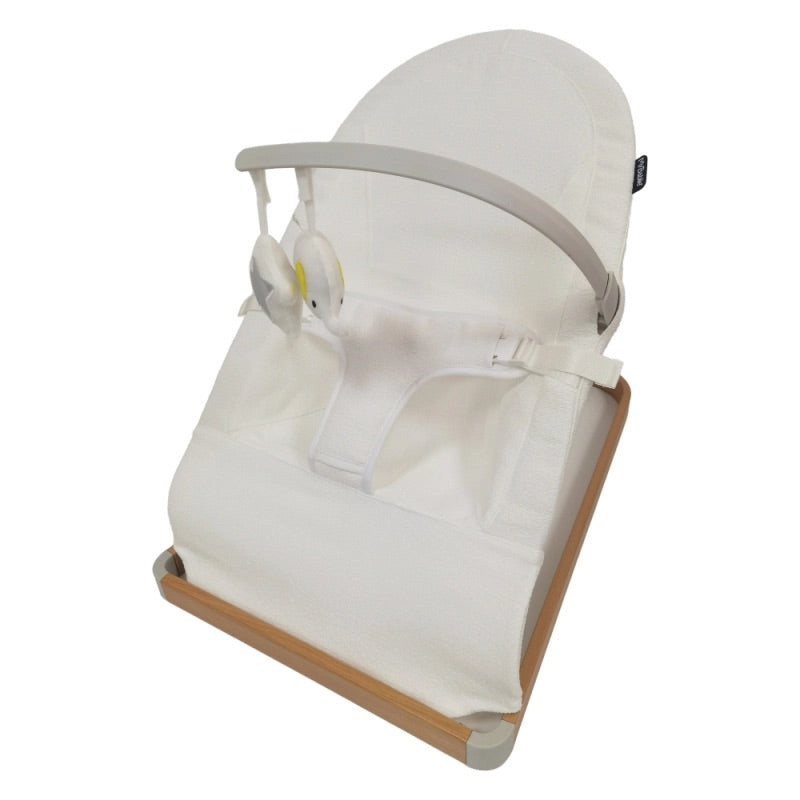 My Babiie Baby Bouncer with Toy Bar - Cream