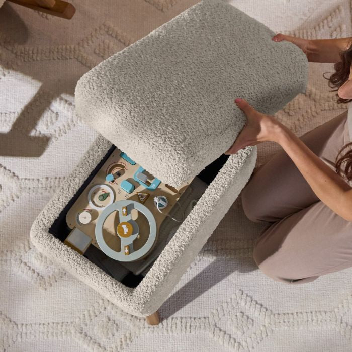 Tutti Bambini Oscar Luxe Rocking Chair & Storage Footstool - Sage