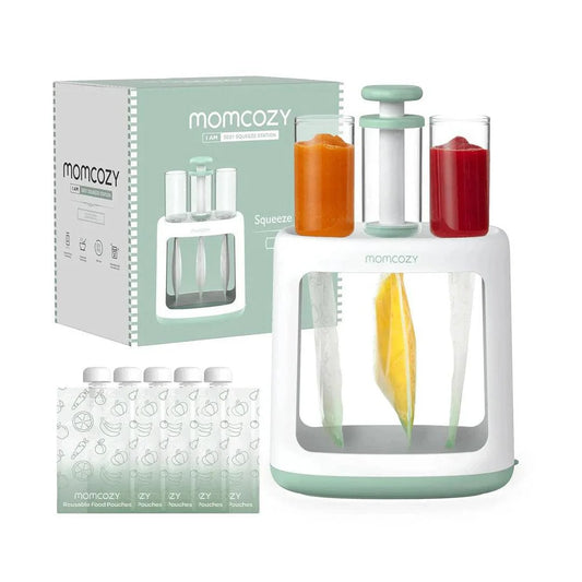 Momcozy Squeeze Station Baby Food Maker - White/Green