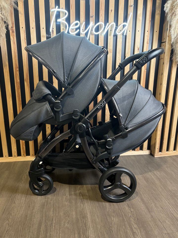 PRE LOVED egg2 Double Travel System - Quartz