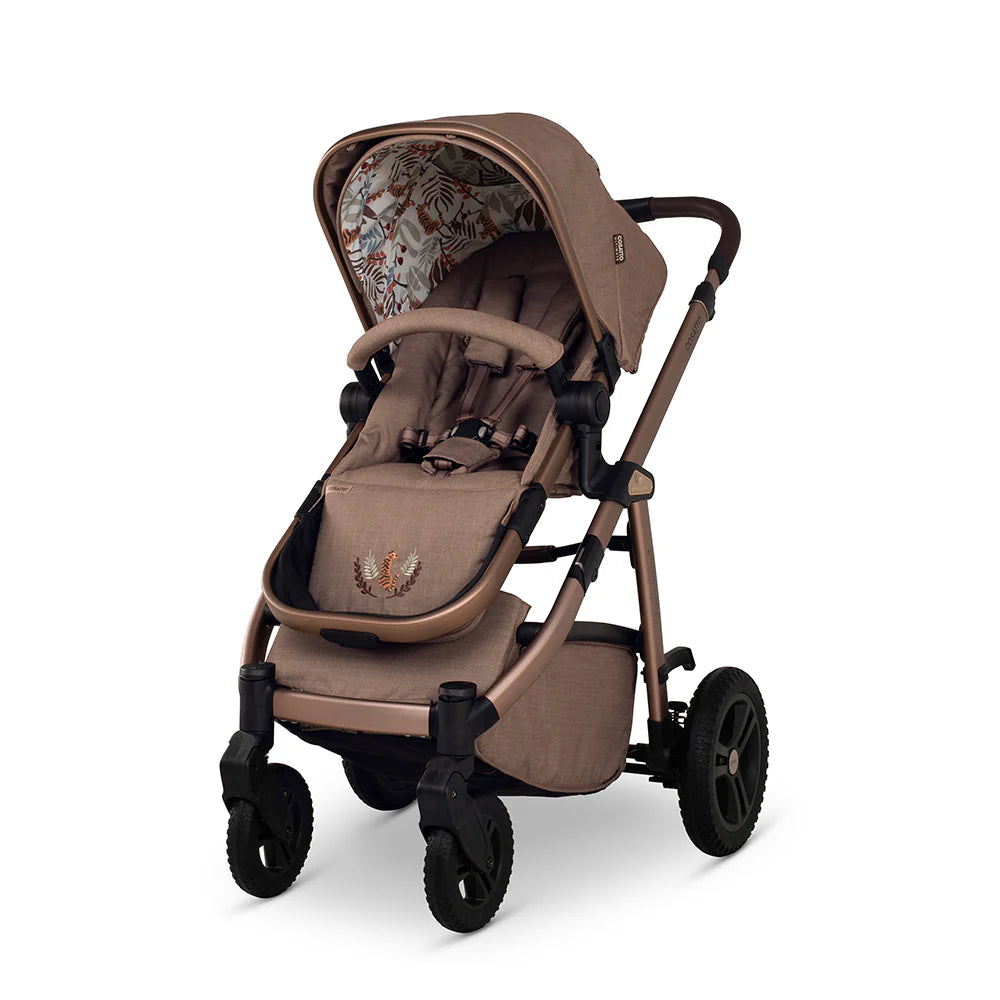 Cosatto Wow 3 Special Edition All Stage Family Rotate & Recline 2 Base Bundle - Tiger Tale