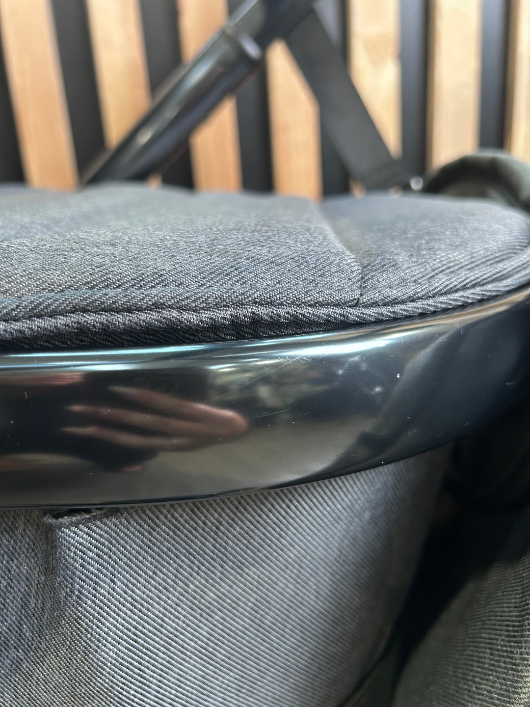 PRE LOVED iCandy Peach 6 Travel System - Dark Grey Twill