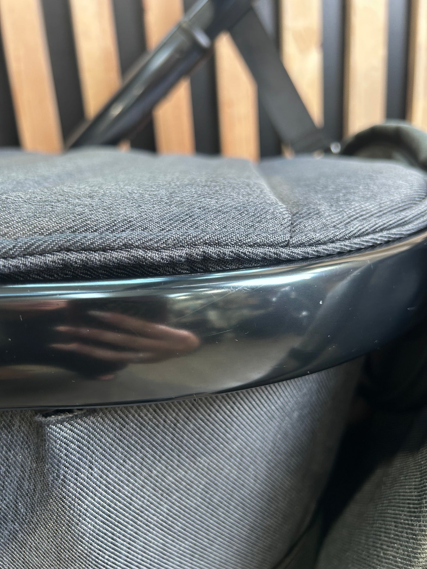 PRE LOVED iCandy Peach 6 Travel System - Dark Grey Twill