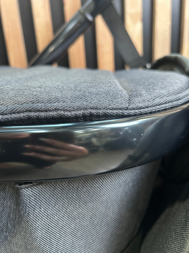 PRE LOVED iCandy Peach 6 Travel System - Dark Grey Twill