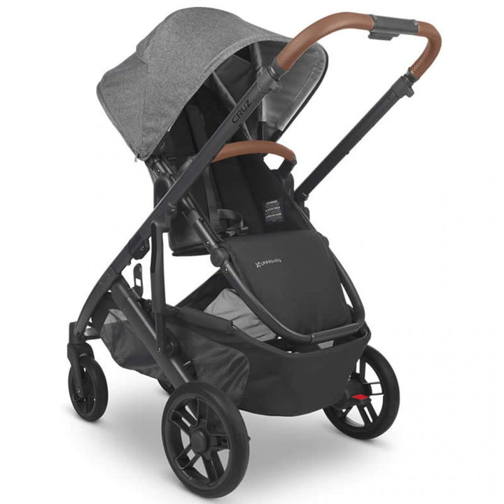 Uppababy Cruz V2 Pushchair + Carrycot + Mesa + Base i-Size Travel System - Greyson Charcoal Melange