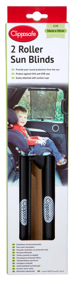Clippasafe Auto Roller Sunblind Twin Pack
