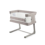 Oyster Drop Side Wiggle Crib Co-Sleeper - Stone