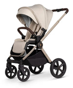 Venicci Upline2 Pushchair, Carrycot + Accessories Travel System Bundle - Stone Beige