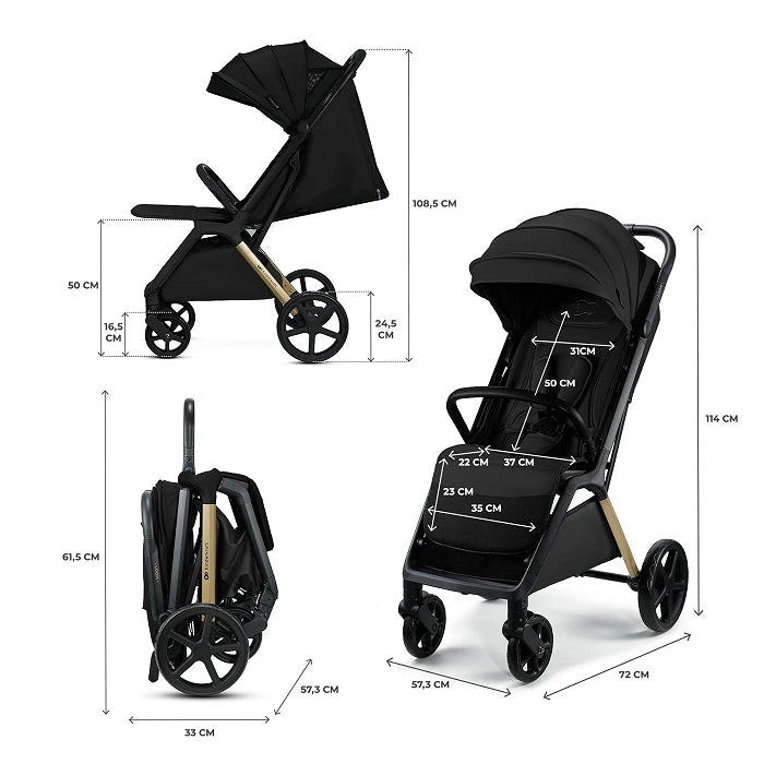 Kinderkraft Loom Stroller - Ink Black