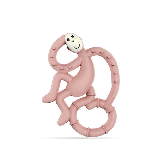 Matchstick Monkey Mini Monkey Teether - Dusty Pink