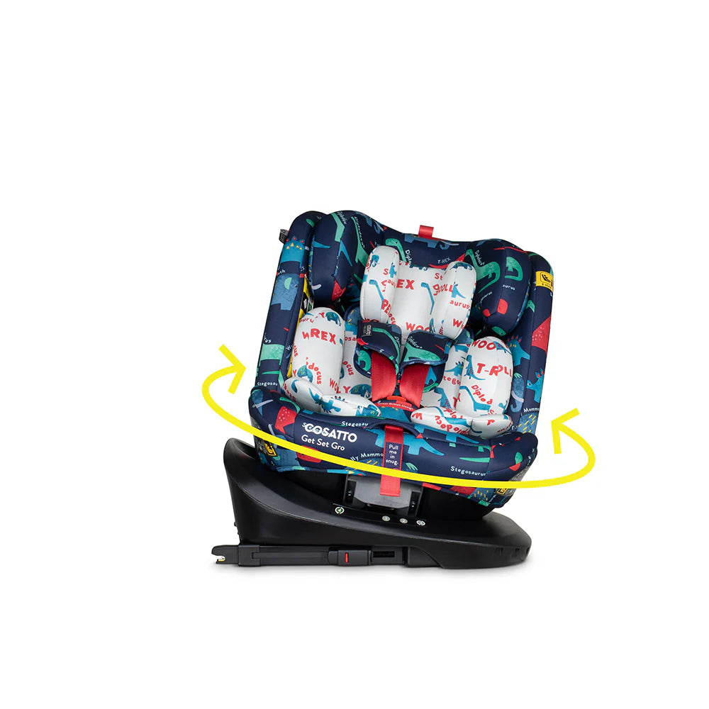 Cosatto Get Set Grow i-Size 360 Car Seat - D is for Dino