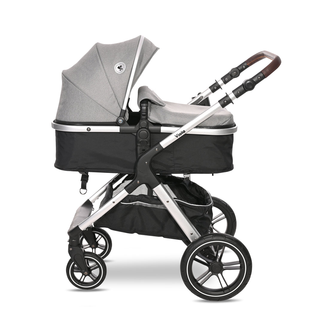 Lorelli Viola 3in1 Travel System Inc Spirit Car Seat - Grey