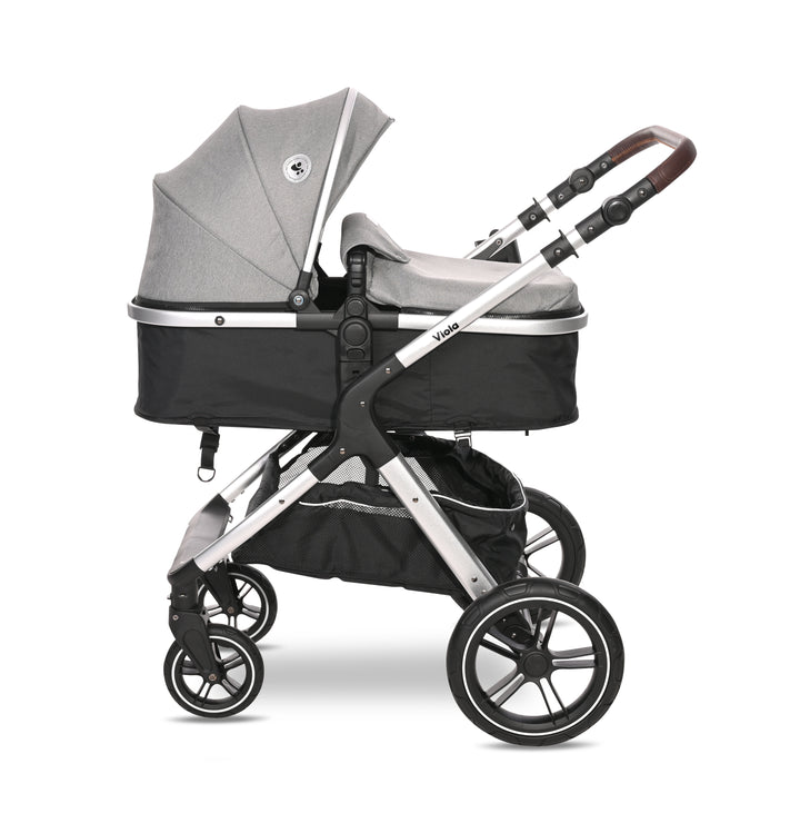 Lorelli Viola 3in1 Travel System Inc Spirit Car Seat - Grey
