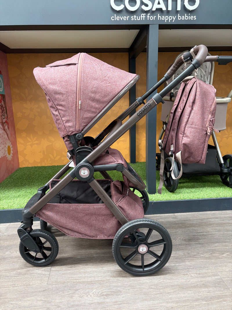 EX DISPLAY Cosatto Giggle 4 Special Edition Pram + Accessory Bundle - Bear Hug