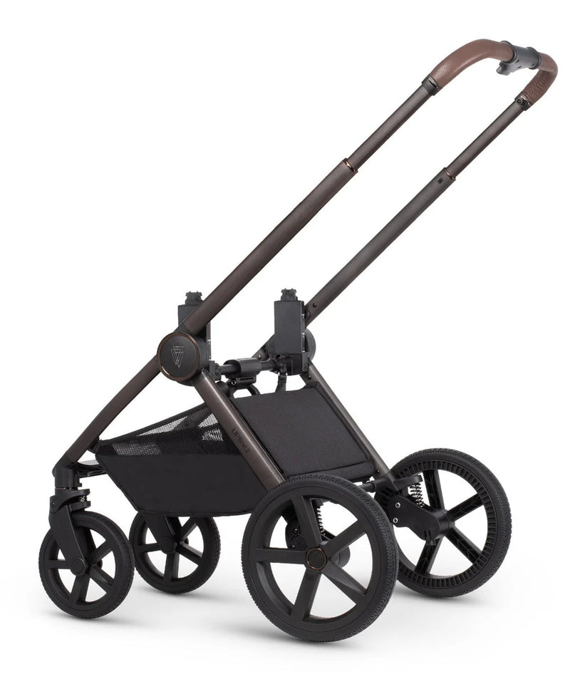 Venicci Upline2 Pushchair, Carrycot + Accessories Travel System Bundle - Special Edition Powder