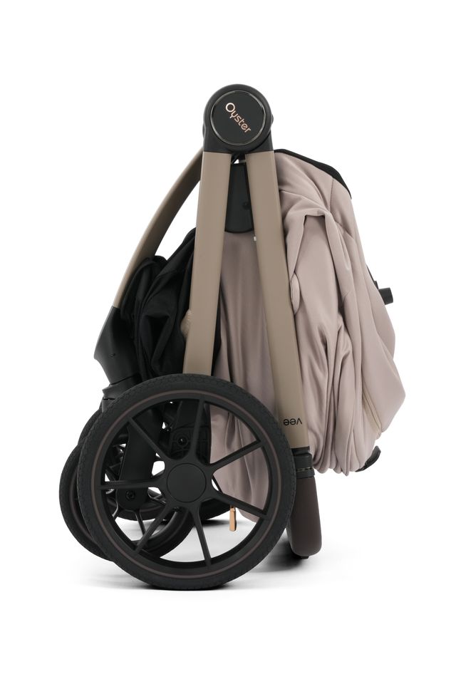 Oyster Vee Stroller Bundle - Vanilla