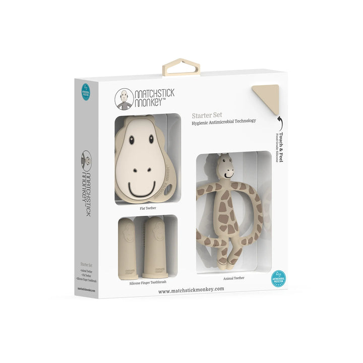 Matchstick Monkey Teething Starter Set - Gigi Giraffe