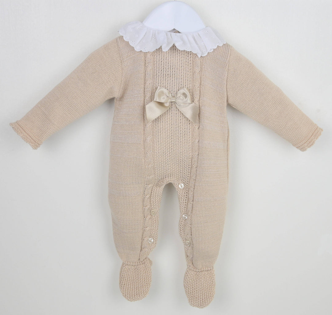 Pex Naomi Bow Romper - Natural