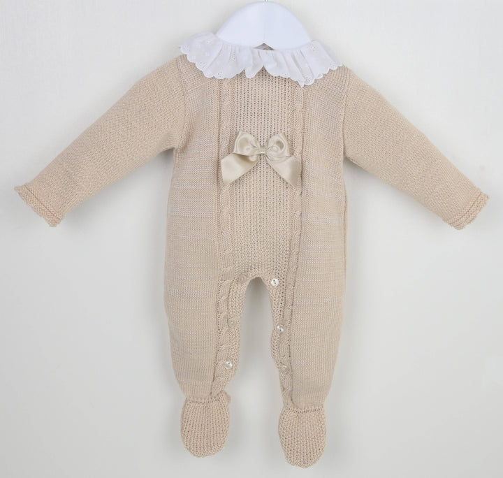 Pex Naomi Bow Romper - Natural