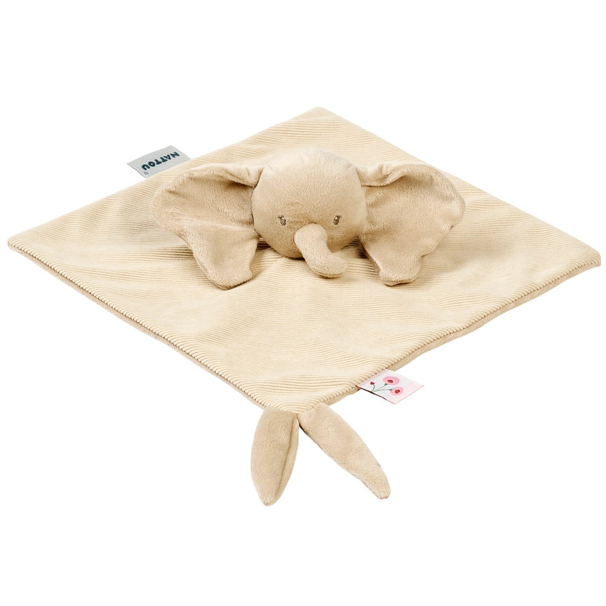 Nattou Fanfan Doudou Baby Elephant Comforter - Sand