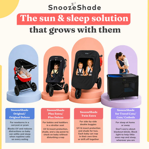 SnoozeShade Plus Extra Pushchair Sunshade