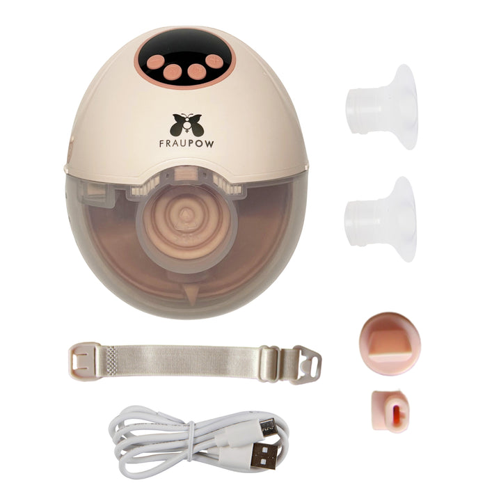 Fraupow Viva Pro Wearable Hands-Free Breast Pump - Pink
