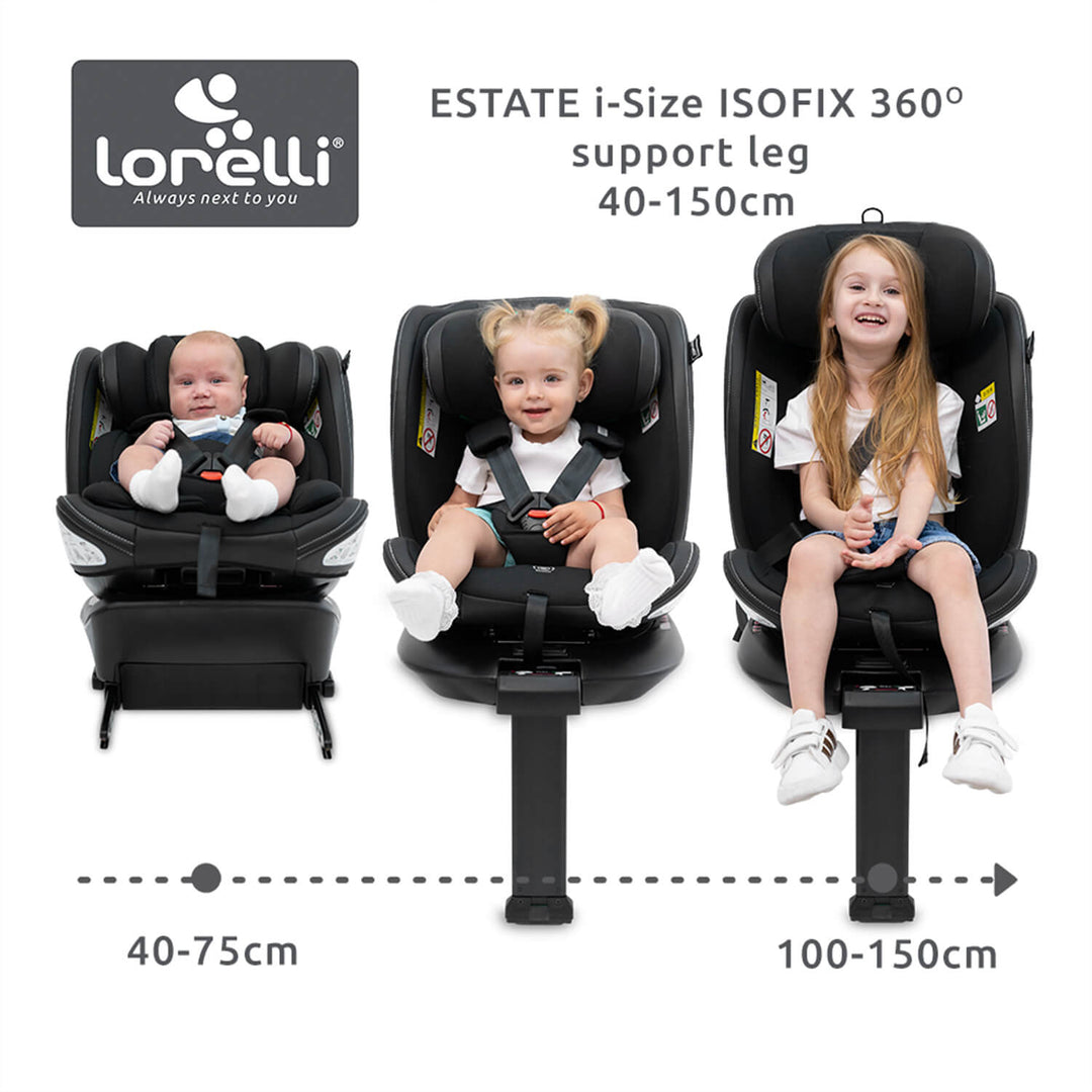 Lorelli Estate All Stage i-Size Isofix 360 Rotating Car Seat - Beige