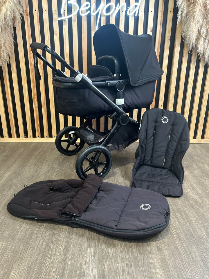 PRE LOVED Bugaboo Fox2 Pram + Pushchair - Black