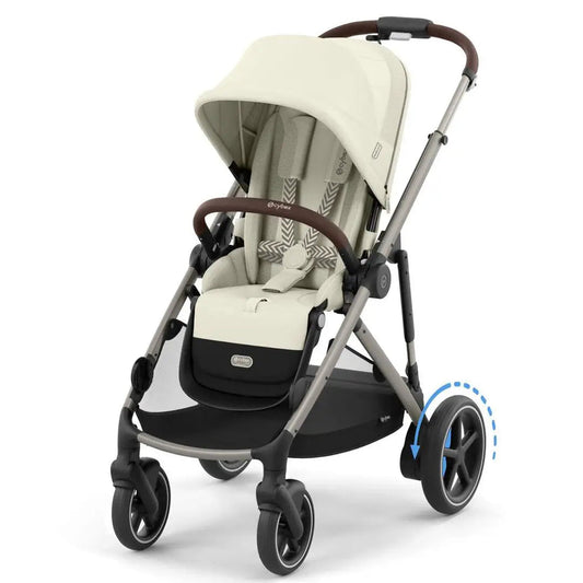 Cybex E-Gazelle S Pushchair - Seashell Beige/Taupe