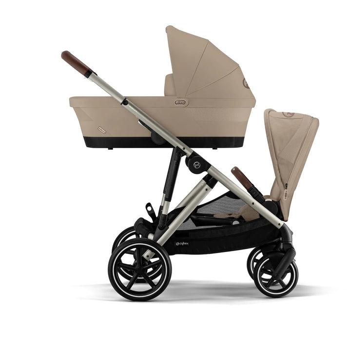 Cybex Gazelle S Stroller + Carrycot - Almond Beige