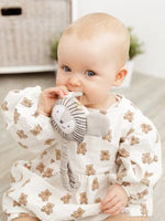 Cheeky Chompers Bertie the Lion Teething Gift Box - Biscuit
