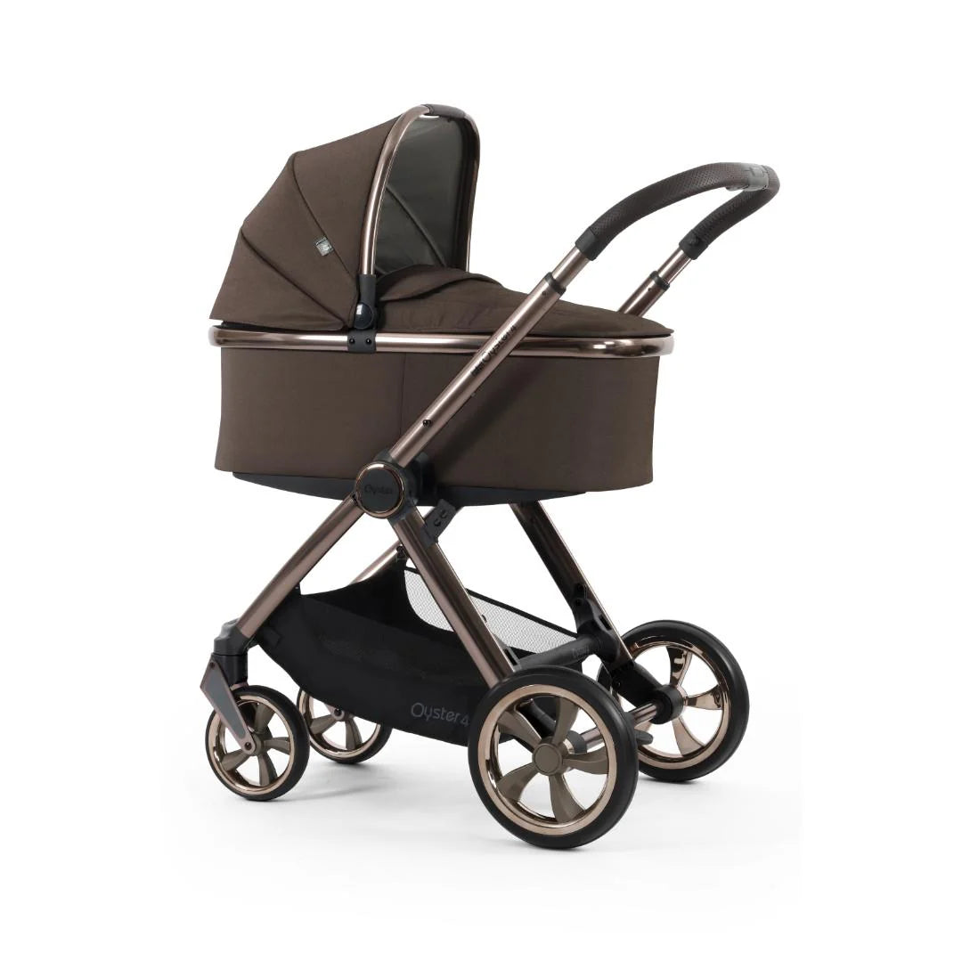 Oyster4 Luxury Travel System Bundle Inc Capsule 360 Car Seat - Chocolate Velvet