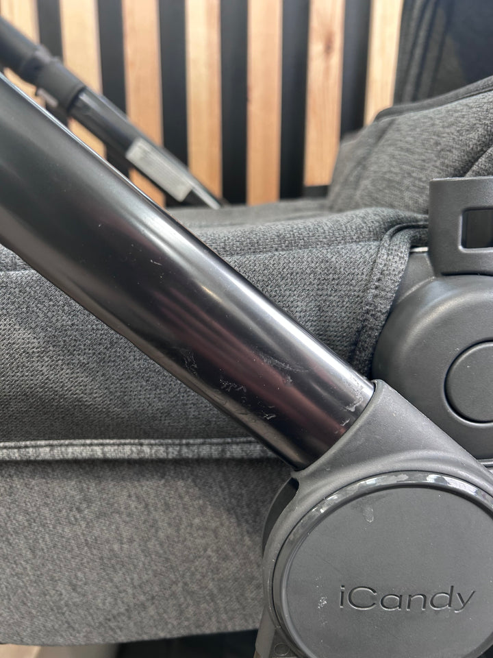 PRE LOVED iCandy Orange3 Pushchair Bundle - Slate Grey Marl