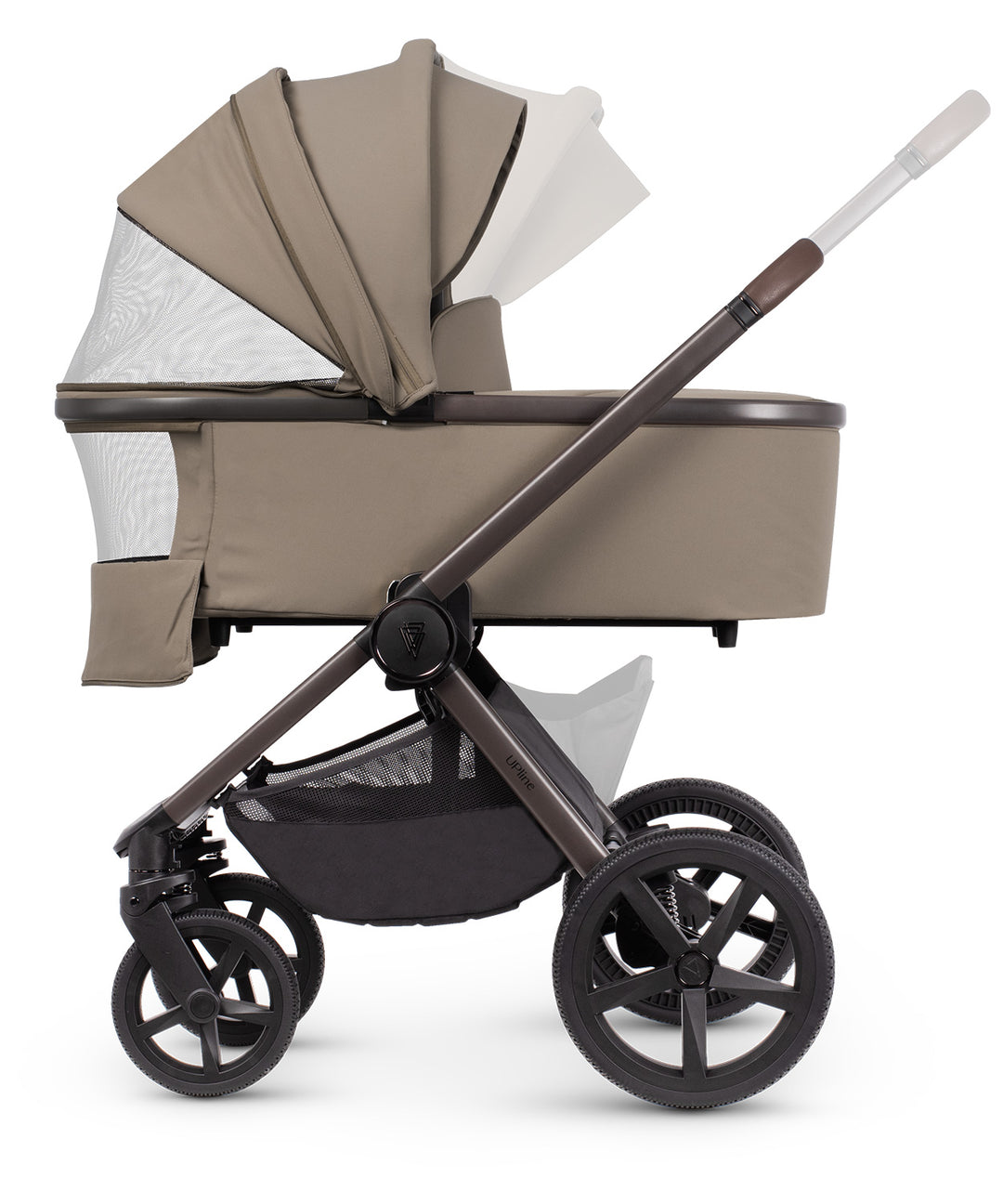 Venicci Tinum Upline SE Cloud T (Cozy Beige) Travel System - Powder