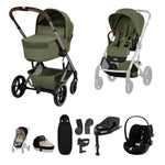 Cybex Balios S Lux Cloud G3 Ultimate Travel System Bundle - Moss Green (2026)
