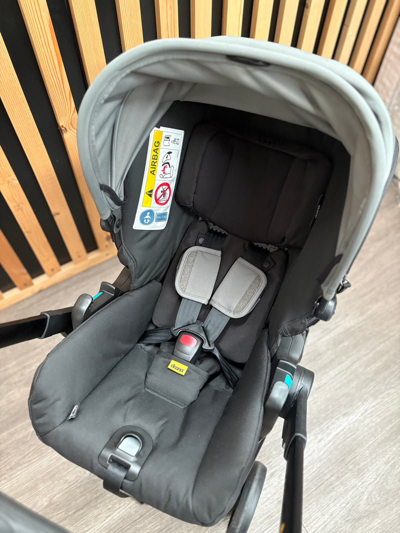 EX DISPLAY Doona X Car Seat & Stroller - Slate Green (Without Newborn Insert)