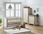BabyStyle Charnwood Collection Bordeaux 3 Piece Nursery Furniture Set - Oatmeal