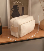 Babymoov Curl White Shearling Baby Toiletry Bag
