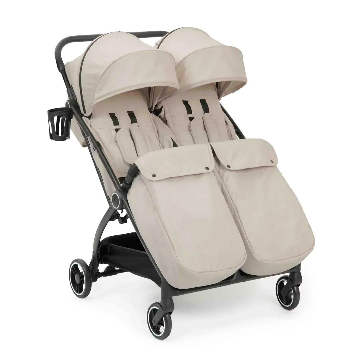 Ickle Bubba Aries Double Max Autofold Stroller - Stone